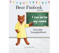 Bear Funbook Presents I Can Write My Name Eva’s Personalized Letter Tracing Workbook