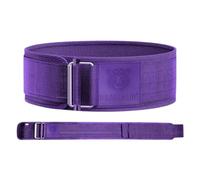 BEAR GRIP - Cintura da Sollevamento Pesi con Chiusura Automatica, Cintura Premium per Sollevamento Pesi per Crossfit, Powerlifting, Bodybuilding (Viola, XS)