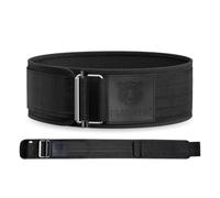 BEAR GRIP - Cintura da Sollevamento Pesi con Chiusura Automatica, Cintura Premium per Sollevamento Pesi per Crossfit, Powerlifting, Bodybuilding (Nero 2, XS)