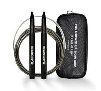 BEAR GRIP - Elite Speed - Corda per saltare per fitness e perdita di grasso, maniglie autobloccanti in alluminio antiscivolo, crossfit, MMA, boxe,