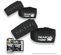 BEAR GRIP - Fasce di allenamento per restrizione del flusso sanguigno (nero, braccia e gambe (Bundles))