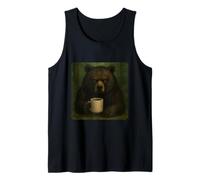 Bear Grumpy Coffee - Tazza umoristica con animali selvatici Canotta