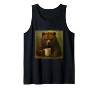Bear Grumpy Coffee - Tazza umoristica con animali selvatici Canotta