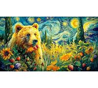 Bear in magical berry forest Puzzle 1000 pezzi per bambini - Gioco divertente & Stimolante per adulti e famiglia 38x52/1000pcs