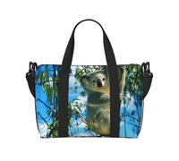 Bear Koala - Borsa a tracolla da donna con stampa koala, adatta per allenamenti in palestra, pendolarismo e viaggi