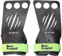 Bear KompleX - Manopole per ginnastica, sollevamento pesi, trazioni e cross training - Antiscivolo, leggero, polsi imbottiti e impugnature pieghevoli per uomini e donne - Black Diamond, 3 fori - XL