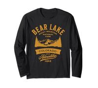 Bear Lake Rocky Mountain National Park Adventure Escursione Design Maglia a Manica