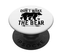 Bear Lover Funny - Non svegliare l'orso PopSockets PopGrip Adesivo