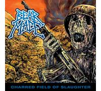 Bear Mace Charred Field of Slaughter Clear W/ Orange and Blue Splatte (Vinyl LP)