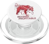 Bear Market Short Trader ribassista ma redditizio Wall Street PopSockets PopGrip per MagSafe