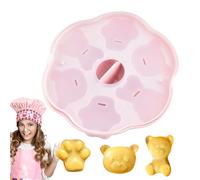 Bear Mold, 6 Cavities Silicone Mold, Cartoon Animal Baking Moulds For