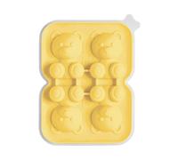 Bear Mold, Freezer Ice Maker Container, Food Grade Silicone Bear Shape Tray System, Flessibile Iced Cube Release Design, Adorable Kitchen Drink Style, Home Beverage Cocktail Use