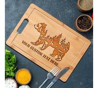 Bear Mountain Tagliere personalizzato, Personalizzato Mama Bear Board, Taglieri personalizzati per cucina, Tagliere Orso, Regalo alla moglie, Blocco di taglio della foresta di montagna