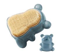 Bear Nail Brush - ABS PE 8.2x7.4cm | Soft Bristles Nail Cleaning Brush, Creative Bear Hand Wash Tool | Easy To Grasp Scrubbing Brushs For Kids Women Household Cleaning Use