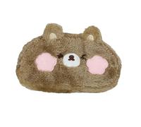 Bear Pencil Case, Cartoon Pen Pouch, Cute Stationery Bag, Large Capacity Storage, Soft Plush Material, Zipper Closure, Soft and Comfortable Touch, High-Capacity Storage