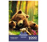 Bear Puzzle 1000 Pezzi Per Adulti Idea Regalo Uomo E Donna Cute Pet Immagine Dipinta, Intrattenimento Creativo Per Adulti E Bambini A Partire Da 12 Anni70x50cm/1000pcs