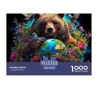 Bear Puzzle 1000 Pezzi Per Adulti Idea Regalo Uomo E Donna Cute Pet Immagine Dipinta, Intrattenimento Creativo Per Adulti E Bambini A Partire Da 12 Anni70x50cm/1000pcs