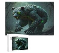 Bear Puzzle 300 Pezzi Rompicapo Familiare Premium Paisaje Edificio Giochi Da Tavolo Per Adulti E Bambini Rilassamento E Intelligenza in Famiglia 300 PCS