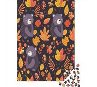 Bear Puzzle Da 1000 Pezzi Per Adulti Puzzle Da 1000 Pezzi Giochi Educativi Decorazione Della Casa Puzzle I Migliori Regali Per Uomini E Donne 1000pcs (75x50cm)