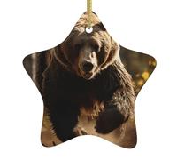Bear Running2 Stampa Natale, regali di compleanno per donne amicizia, regali di apprezzamento per colleghi