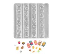 Bear Silicone Mold for Resin Craft Flexible for Jewelry Making Candy Soap and Nails Art Nail Art