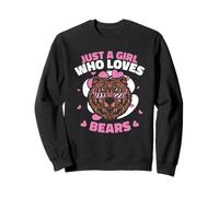 Bear Solo Una Ragazza Che AMA Gli orsi Felpa
