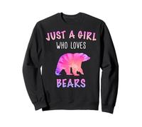 Bear Solo Una Ragazza Che AMA Gli orsi Felpa