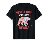 Bear Solo Una Ragazza Che AMA Gli orsi Maglietta