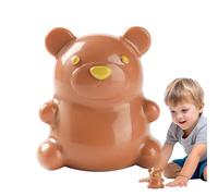 Bear - Spazzola per la pulizia delle unghie con setole morbide, graziosa spazzola per la pulizia delle unghie, creativa, facile da afferrare, spazzola per la pulizia e il lavaggio, spazzola per unghie