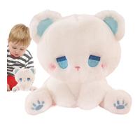 Bear Stuffed Animal, Plush Bears Doll Cuddly Hugging Pillow, 3.94x3.94x8.66 inches Compact and lightweight, Soft Plush Toy for Room Decor & Favors, Babies Boys Girls