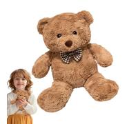 Bear Stuffed Animal Plush, Birthday Cake Theme Plush Toy, PP Cotton Soft Snuggle Bear, Cute Decorative Pillow For Sofa, Bed, Room Decor, Gift For Kids And Adults, 15.75 Inches