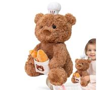 Bear Stuffed Animal, Soft Huggable Plush Figurine, 10,63 pollici, Adorable Animals Doll & Realistic Figurine Design, Fuzzy Toy for Girlfriend, Kids, Teens, Wife, Adulti e Friends
