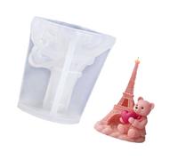 Bear Tower silicone per resina arte sapone fare matrimonio San Valentino elastomero cast