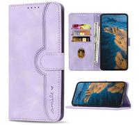 Bear Village Cover per iPhone SE 2022 / iPhone 8 / iPhone 7 / iPhone 6, Flip Custodia in PU Pelle con Slot per Schede, Magnetica Antiurto Protettiva Cover per iPhone SE 2022 / iPhone 8/7, Viola