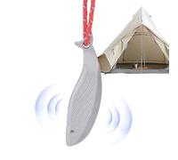 Bear Whistle, 120dB Titanium Alarm, Loud Lifeguard Signal Tool, Compact Gear, Survival Safety Accessory for Outdoor Travel Rescue Wilderness Adventure Climbing Marine Backpacking Use