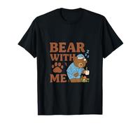 Bear With Me, stravagante grafica Cottagecore Maglietta