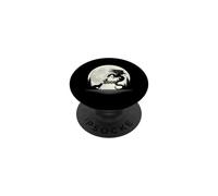 Bear Wolf Colpisci il drago serpente nella luna piena nel bosco PopSockets PopGrip Adesivo