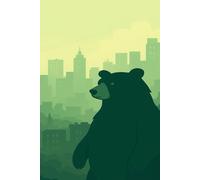 Bearbook - Nature Meets City Edition | Minimalist 2026 Notebook | 6x9” Forest & Skyline Aesthetic | 248 Pages | Matte Finish: A tranquil green ... mindful planning, and daily reflection.