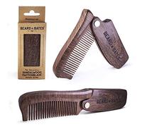 Beard & Bates - The Sandalwood Switchblade - Pettine pieghevole in legno di sandalo