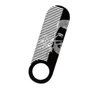 Beard Comb, Small Mustache Styling Brush, Portable Shaping Tool, Double Purpose Hair Detailing Comb, Grooming Accessory for Men, Father, Husband, Travel, 4.02 x 1.26 x 0.08 pollici