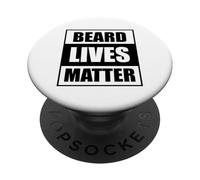 Beard Lives Matter - Barba divertente PopSockets PopGrip Adesivo