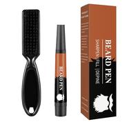 Beard Pen, Long Lasting Styling Marker, 0.98x5.63 Inch Beards Pencil Filler, Grooming Tool with Precise Application, Facial Care Aid with Natural Look, Cosmetic Accessory for Barber Home Salon Travel