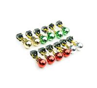 Beardaments - Ornamenti per barba originali da 12 pezzi, coloratissimi ornamenti natalizi per uomo, perfetti per lo spirito natalizio, facili da