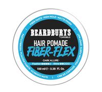 Beardburys Fiber-Flex - Pasta Fibrosa per capelli uomo | Fissaggio forte, finitura naturale, consistenza flessibile, cera professionale per capelli corti o medi, 100 ml