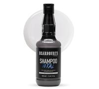 Beardburys Vital Shampoo | Shampoo Antiforfora Professionale Senza Parabeni. Shampoo Anti Desquamazione e Prurito per Capelli Grassi. Formula con Menta e Aloe Vera. 330 Ml