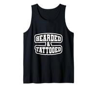 Bearded And Tattoed Gift for Inked Beard Lovers Tattoo Fans Canotta