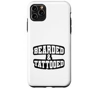Bearded and Tattoed Gift for Inked Beard Lovers Tattoo Fans Custodia per iPhone 11 Pro Max