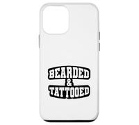 Bearded and Tattoed Gift for Inked Beard Lovers Tattoo Fans Custodia per iPhone 12 mini