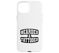 Bearded and Tattoed Gift for Inked Beard Lovers Tattoo Fans Custodia per iPhone 15 Plus