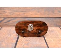 Bearded Collie - appendino in legno con un cane Art Dog IT